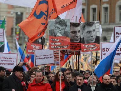 Марш памяти Бориса Немцова в Москве, 2019 год. Фото: Максим Стулов / Ведомости