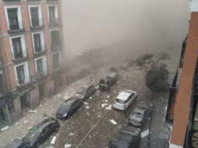 Взрыв в Мадриде. Фото: РБК-Украина