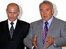 В.Путин и Н.Назарбаев. Фото с сайта gazeta.kz (c)