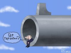 Путин и гарантии. Карикатура С.Елкина: newprospect.ru