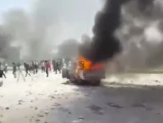 Протестующие в Иране, май 2022. Скрин видео t.me/kstati_p
