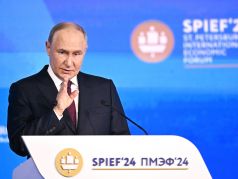 Выступление В.Путина на ПМЭФ, 7.06.24. Фото: kremlin.ru